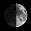 Moon phase 2 : first quarter
