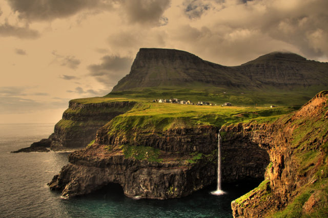 Image 10 -- Gásadalur Village in the Faroe Islands