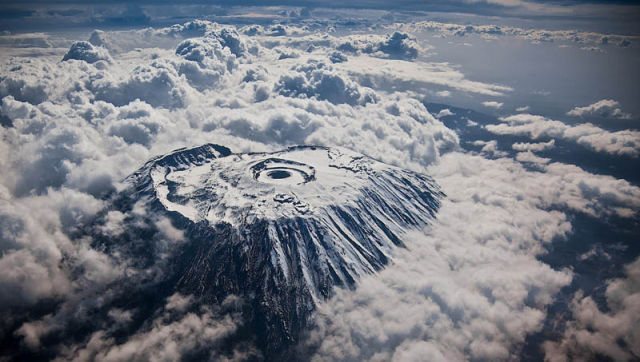 Image 24 -- Mount Kilimanjaro from above